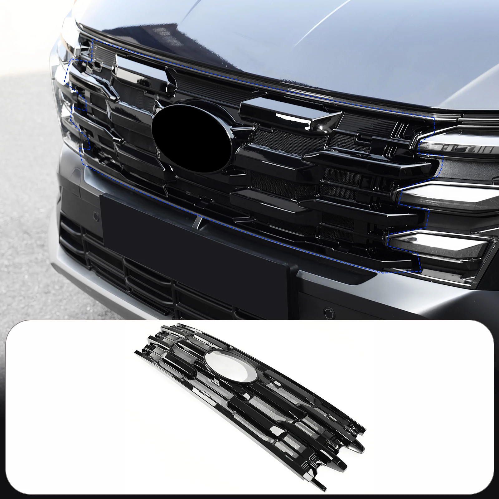 For Hyundai Tucson NX4 2025-2026 Front Grille Insect Snow Guards Radiator Anti‑Dust Bug Shield Exterior Modification Parts