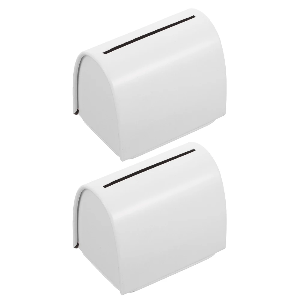 

2pcs Razor Blade Iron Box Durable Metal Storage Travel Electric Leaf Razor Case Mens Safety Container Trimmer Blades