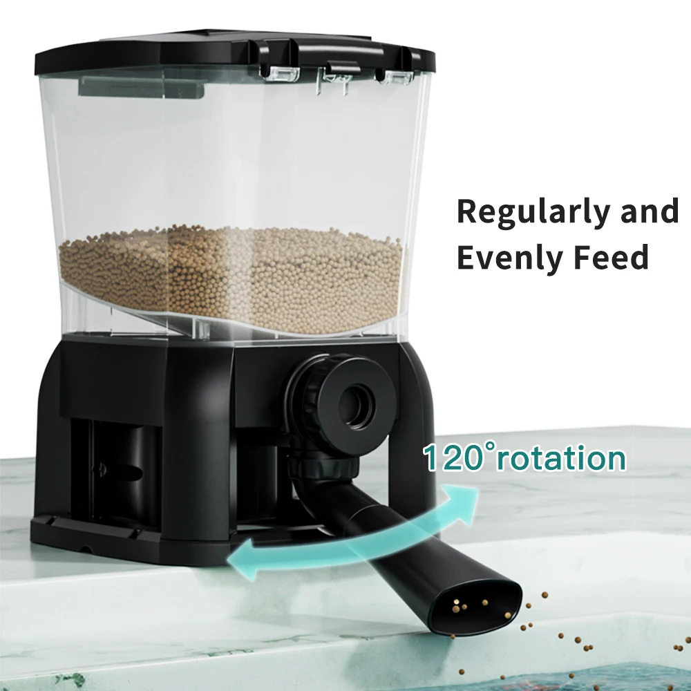 Jebao Jecod Fish Feeder Aquarium Fish Pond Large Capacity Automatic WIFI Feeder Koi Feeder Smart Control Aquarium Pond Feeder