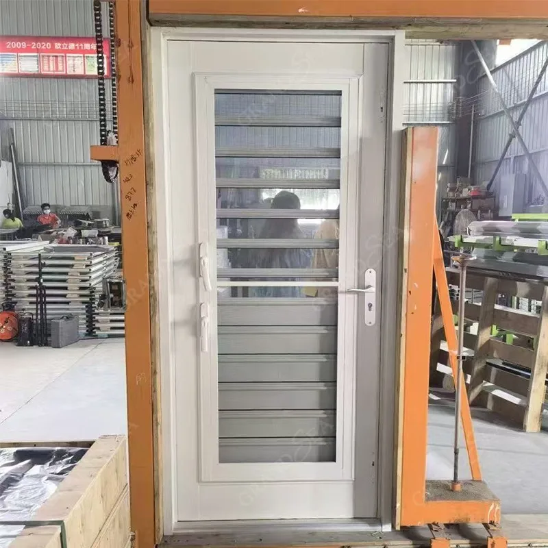 

Modern Residential Customizable Rolling Shutter Door Ultra Quiet Durable Hot White Aluminum Alloy Factory Design