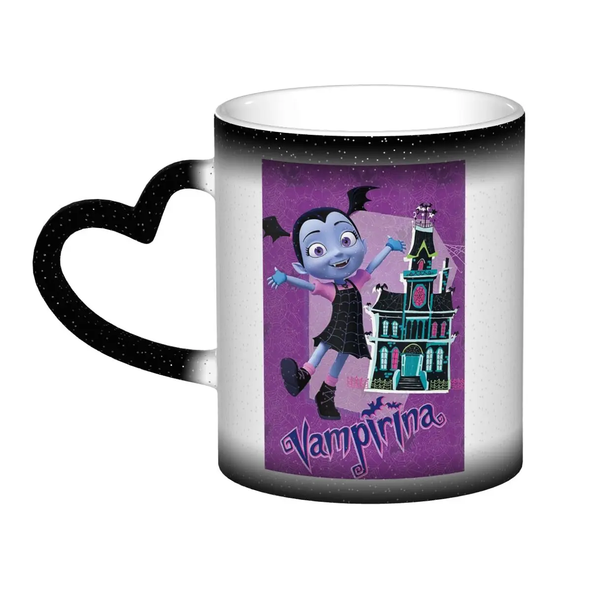 

Кружка с принтом вампирины для девочек, забавные керамические кофейные чашки, чайные кружки, чашка для молока, посуда для напитков, подарки для друзей
