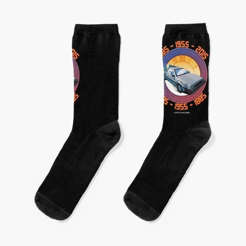 

Back to the future Socks compression funny gifts short men cotton high quality Men's Socks Women's