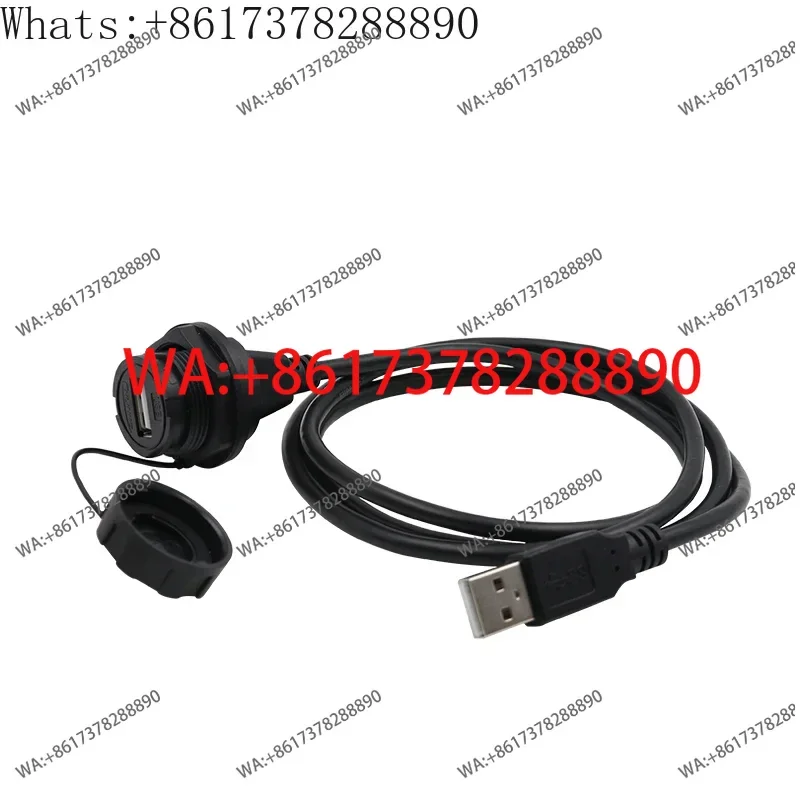 YU-USB2.0 data connector, car motorcycle USB extension cable, socket extension cable 1 meter
