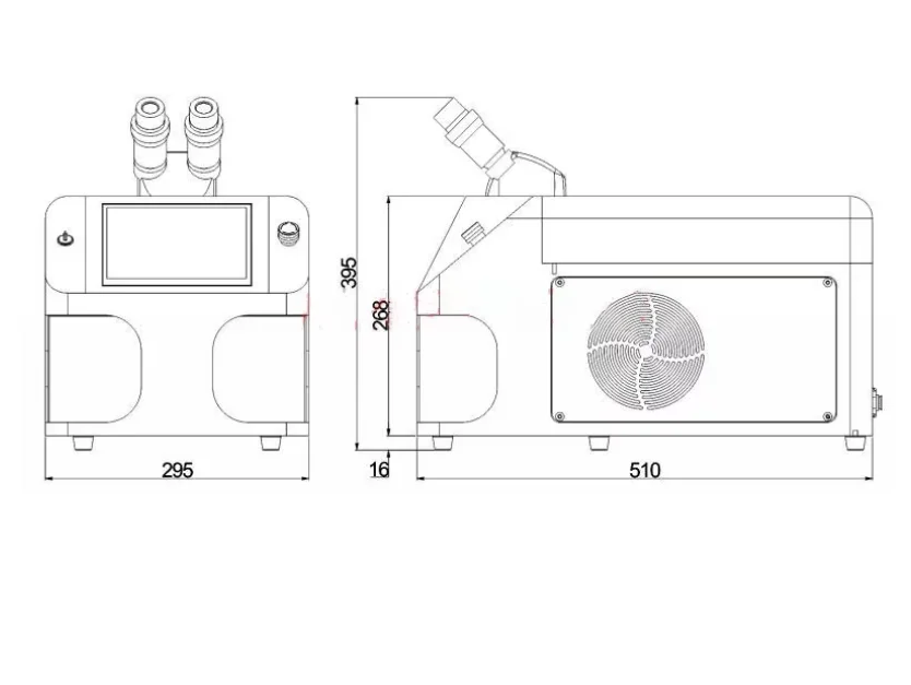 新型卓上溶接機、金銀宝飾品、眼鏡、義歯、小物スポット溶接に最適