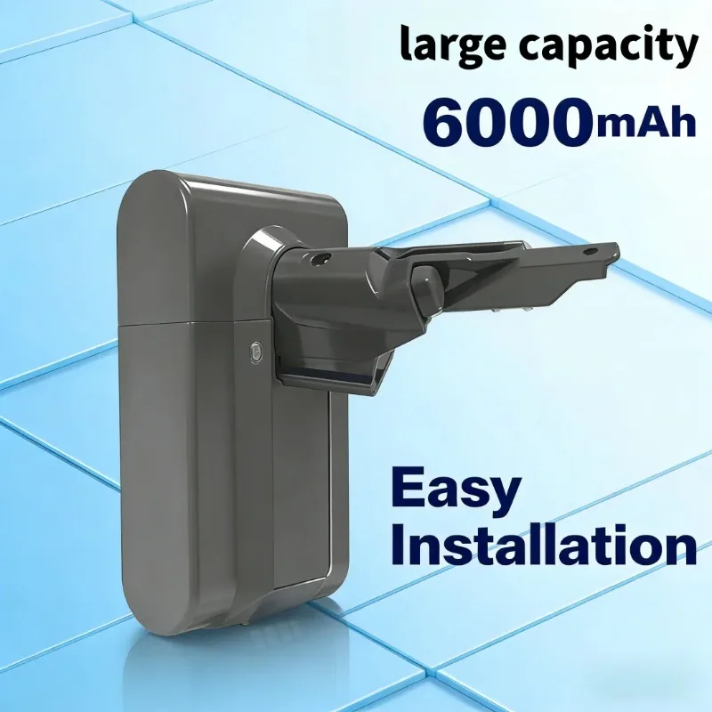 For Dyson V7 Battery Replacement 6000mAh 8000mAh , Rechargeable Li-ion Battery  Cordless Stick Vacuum Cleaner, Enhanced Runtime