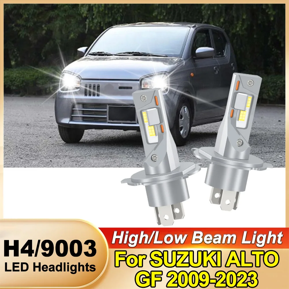 

Светодиодные лампы для фар H4 9003, 6000K, белые, для автомобилей SUZUKI ALTO GF 2009-2023, 2022, 2021, 2020, 2019, 2018, 2017, 2016, 2015, 2014