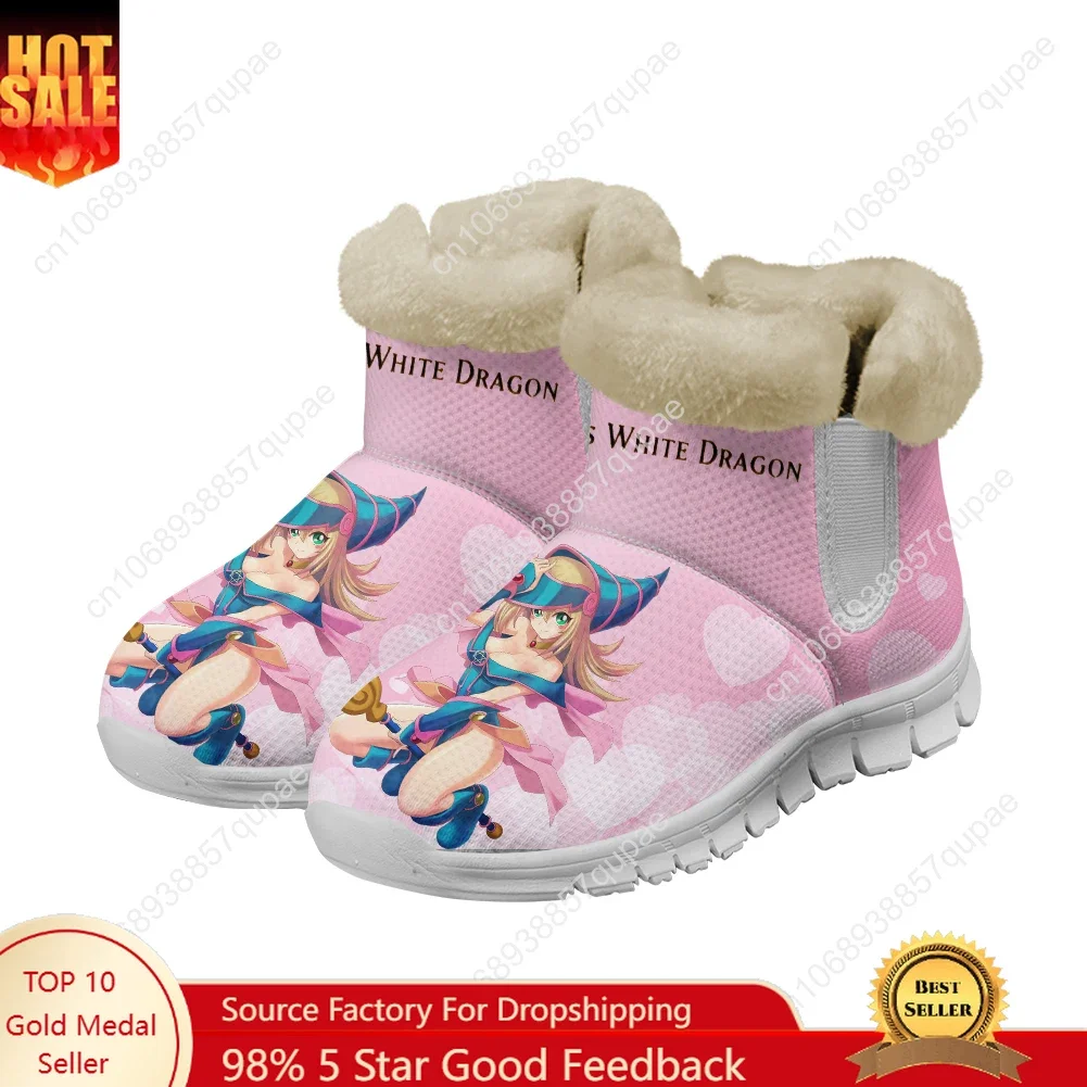 

Yu-Gi-Oh Snow Boots Anime Mens Womens Teenager Keep Warm Shoes Casual Snow Shoe Plush Soft High Quality Couple Custom Shoes