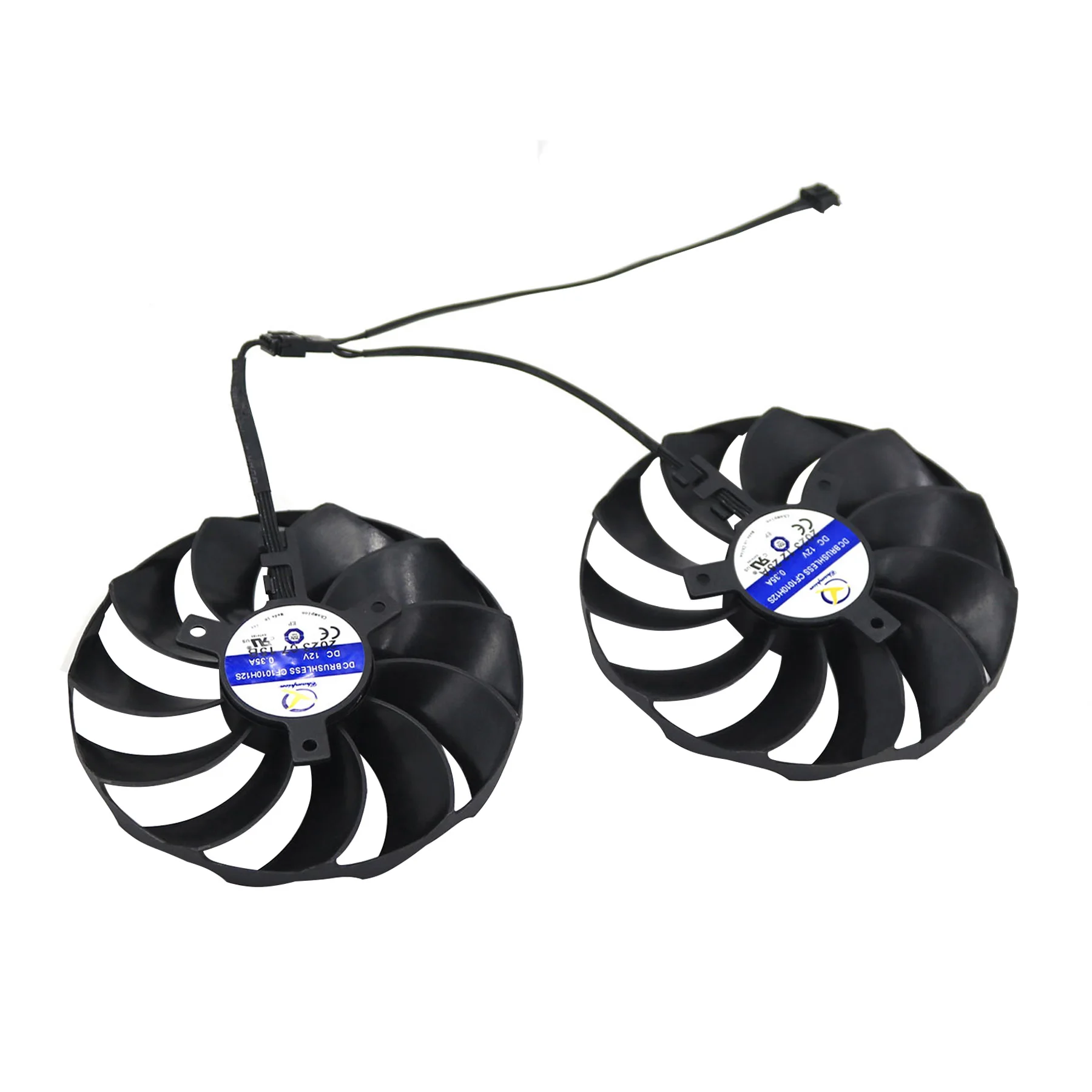 استبدال مروحة بطاقة الفيديو لـ Asrock RX 7600XT 7700XT 7800XT 7900GRX CHALLENGER 95 مللي متر CF1010H12S مروحة تبريد بطاقة الرسومات