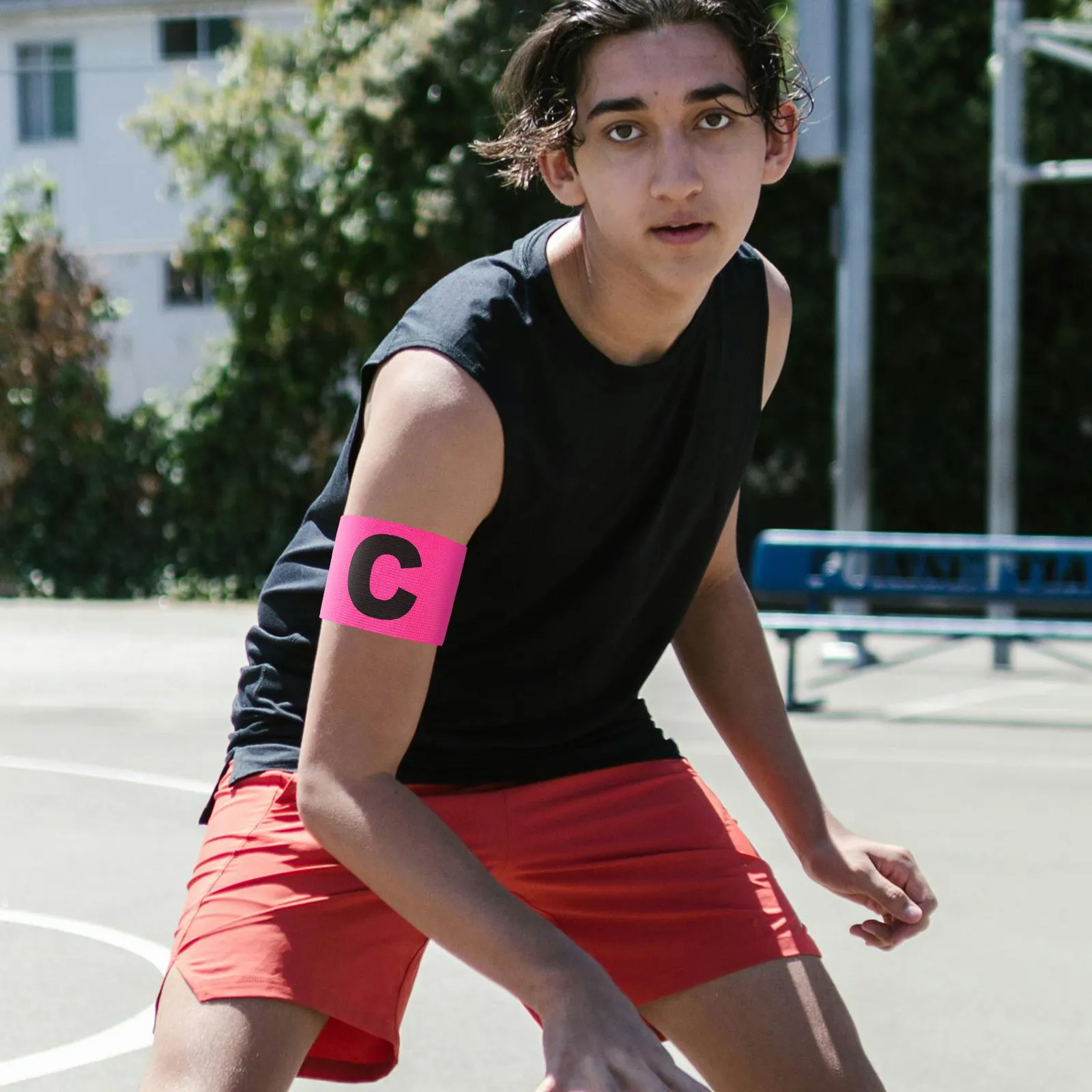 

Football Captain Armband Adjustable Anti-Slip Soccer Team Leader Band Wear-Resistant Sports Armbands For Match Outdoor