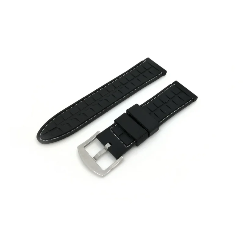 20/22/24mm 범용 시계 스트랩 스포츠 방수 팔찌 SEIKO Tissot Huawei IWC Samsung 용 그리드 무늬 시계 밴드