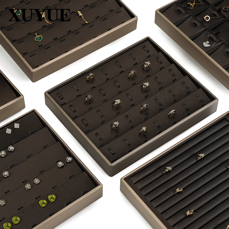 Jewelry tray, jewelry display tray, ring pendant, earring necklace, storage and viewing tray, stackable rounded prop tray