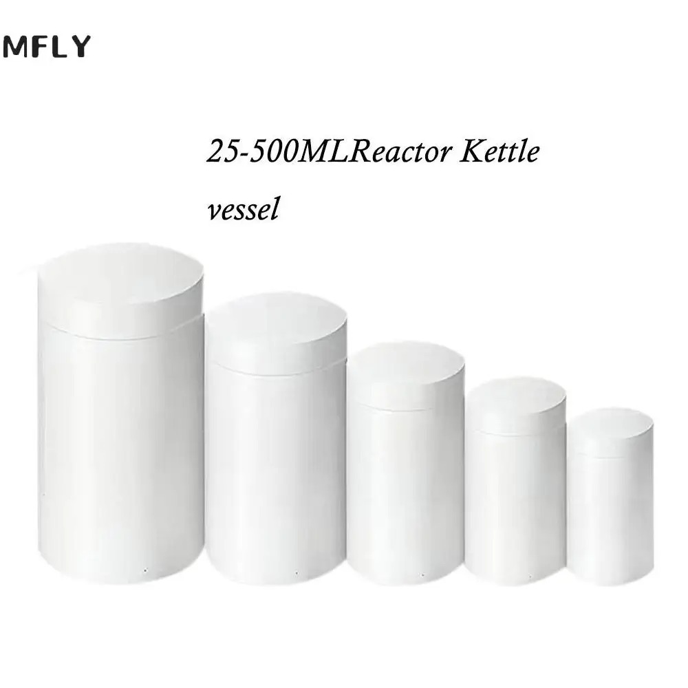 Autoclave Reator Térmico Kettle Vessel Vapor Forrado Câmara Ptfe para Sintético Hidrotérmico 25 a 500ml