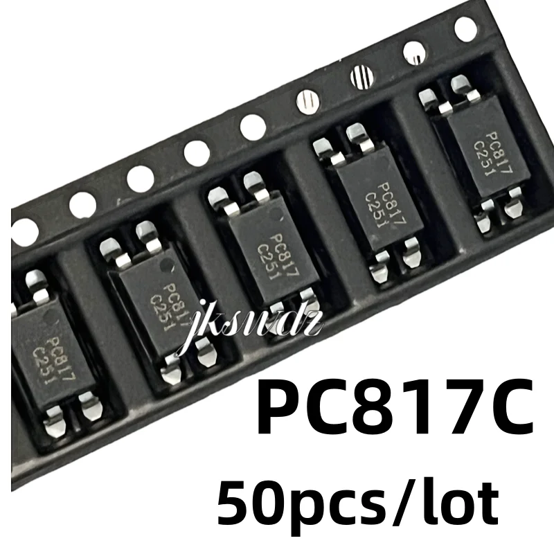 

50PCS New EL817C EL817S-C PC817C PC817 SOP4 patch Optocoupler