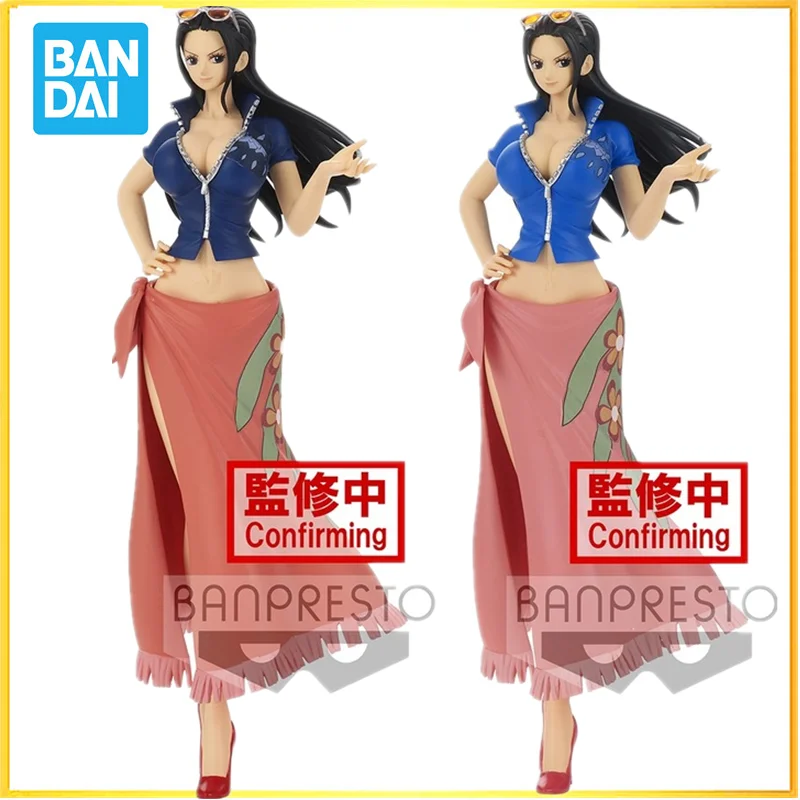 Bandai Genuine Anime One Piece Nico Robin Glitter Glamours Action Figures Model Speelgoed Ornamenten Gift Toys for Boys