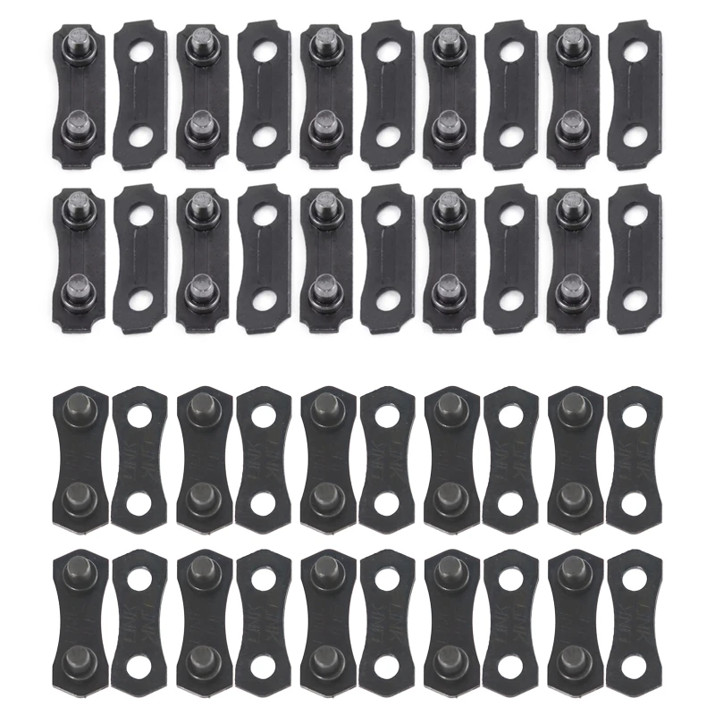 Durable Chainsaw Chain Links Part for 3/8-LP Type .043 .050 Joining Black 10Sets