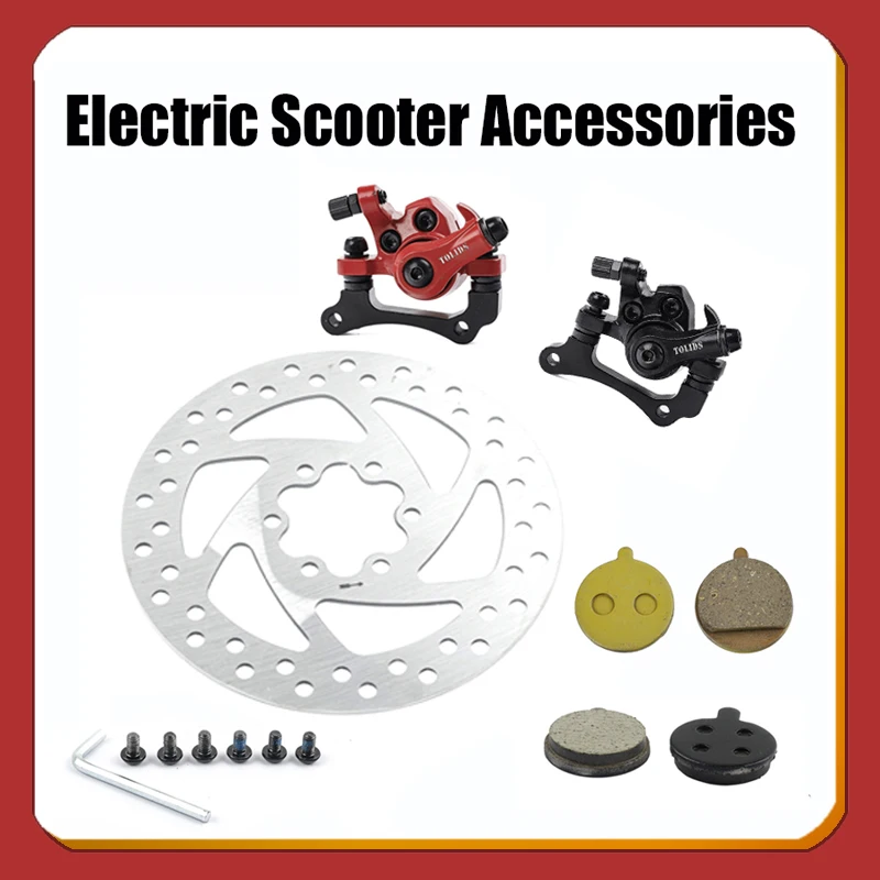 Electric Scooter Accessories Aluminum Alloy Brake Disc Brake Pump Cable Hydraulic Disc Brake Caliper Applicable For KUGOO M4