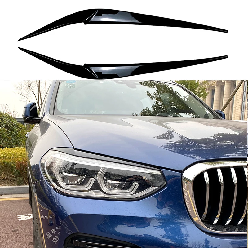 BMW X3 X4 G01 G02 2018 + 전조등 스티커 범퍼 스티커, 외부 수정