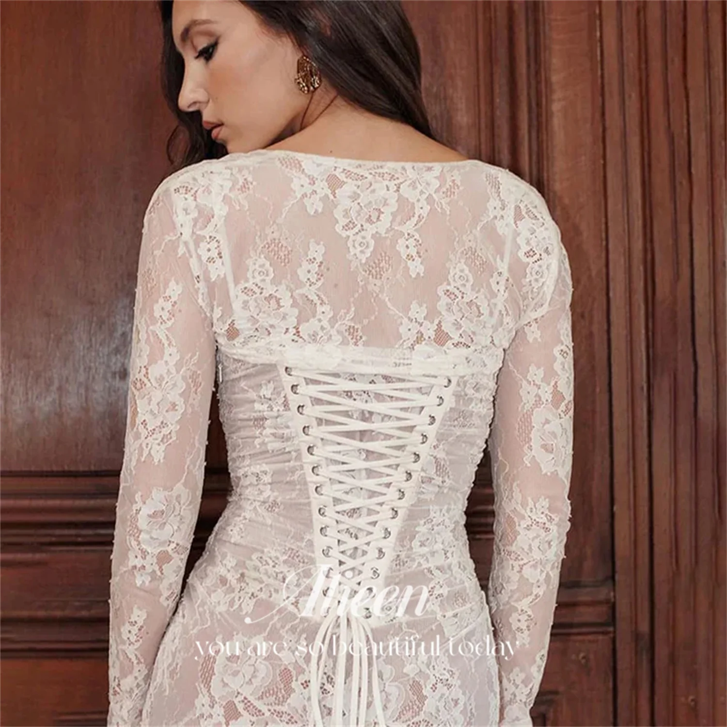 Aileen فساتين سهرة Luksusowe damskie suknie wieczorowe 2025 Luksusowe Vestidos De Festa Koronkowa sukienka na zamówienie Syrenka na studniówkę