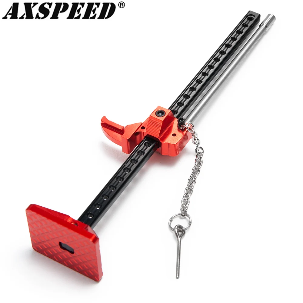 

AXSPEED Slideable Steel Jack Tool for 1/10 RC Rock Crawler Car Axial SCX10 Tamiya CC01 D90 D110 TF2 TRX4 Accessories