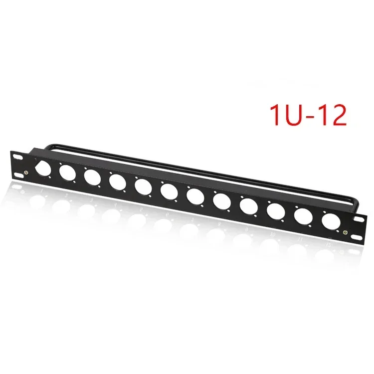 لوحة التصحيح رف لحالة الطيران جبل ، موصل XLR ، 3Pin ، 20A ، الصوت ، المكونات الطيران ، 1U ، 8D ، 12D ، 8 ، 12 قناة الطريق ، 19"