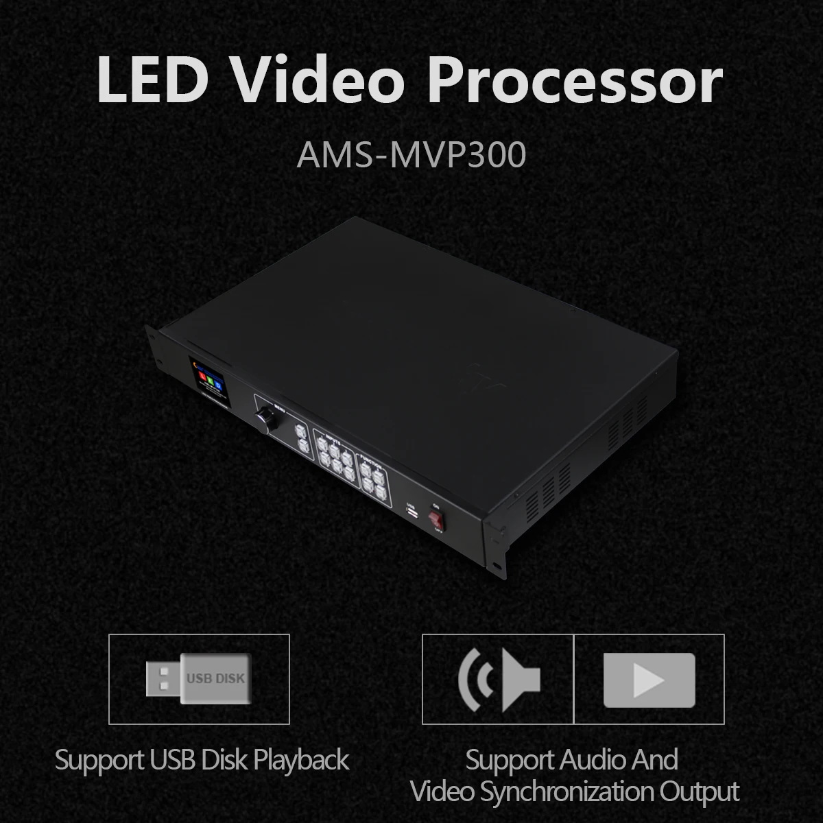 Imagem -06 - Led Video Wall Panel Processor Publicidade Screen Uso Exterior e Interior Processador de Display Led Trabalhar com Ts802d Mvp300 2024