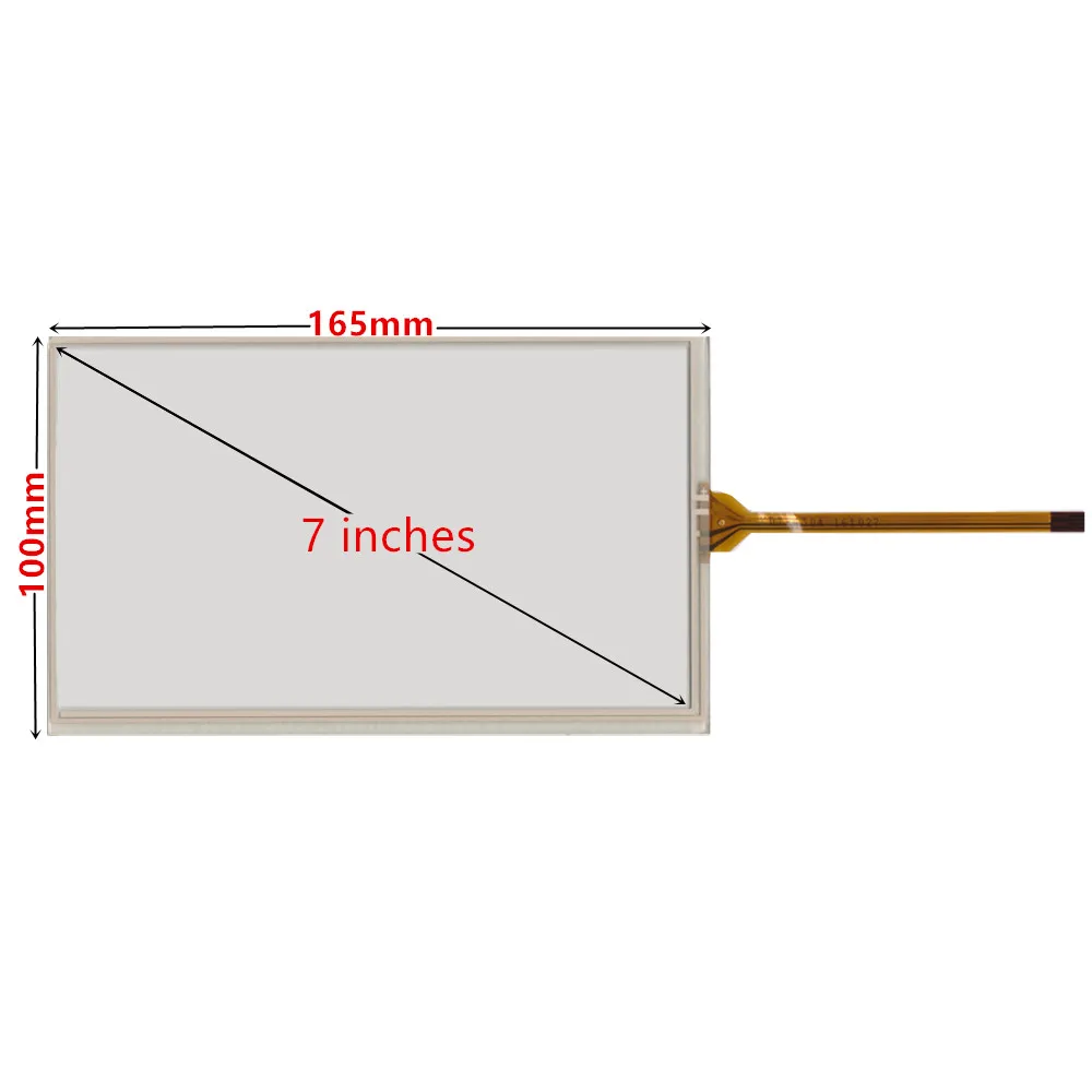 10ชิ้น/ล็อต6.2/7/8นิ้วแผงกระจกหน้าจอสัมผัส Digitizer 4Pin สำหรับรถยนต์ DVD GPS นำทางมัลติมีเดีย