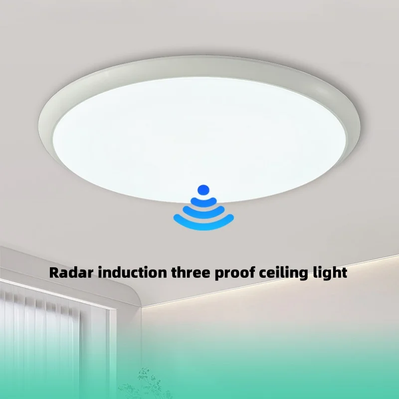 

LED Radar Sensor Light Led Ceiling Lamp 220V Motion Sensor Lighting for Room Hallways Aisle Induction Ceiling Lights Garage