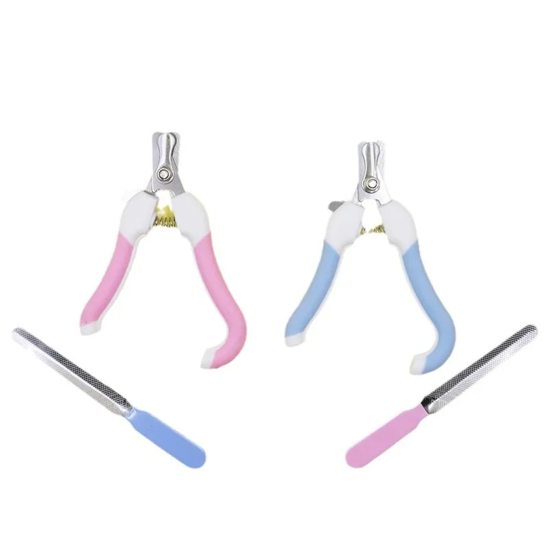 Pet Nail Clipper Set, Comfortable Grip Nail Trimmer for Cats Dogs, Safe Grooming Kit with Nail File