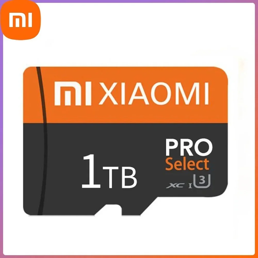 Xiaomi-Cartão de Memória Micro SD, TF, Cartão SD, 128GB, 256GB, 512GB, 1TB, Mini Classe 10, Cartão de Memória Flash para Câmera, Telefone, Original