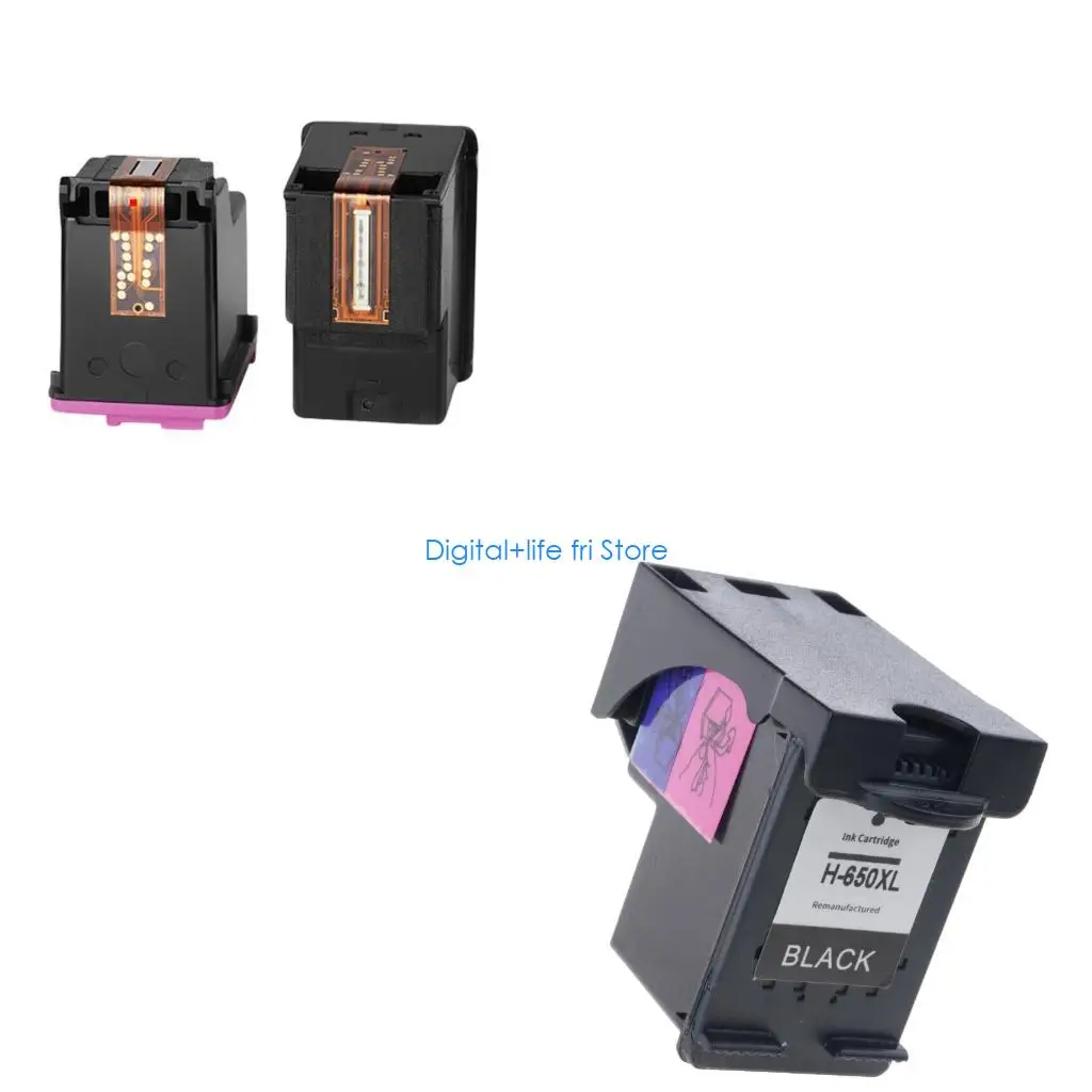 E06D Refillable Cartridge for HP 650 Deskjet 1015 1515 2515 2545 Cartridge