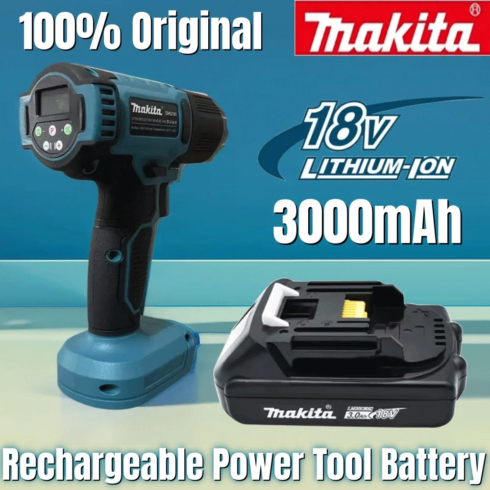 

Makita 18V 3.0Ah Battery Original Lithium ion Rechargeable Battery 18V 3000mAh Replacement Battery BL1860 BL1850 BL1860B