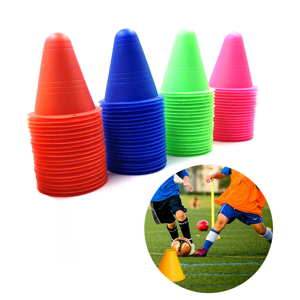 5Pcs/Set Inline Skating Skateboard Mark Cups Soccer Rugby Speed Training Equipment Marker Cones Slalom Roller Skate Pile Cup