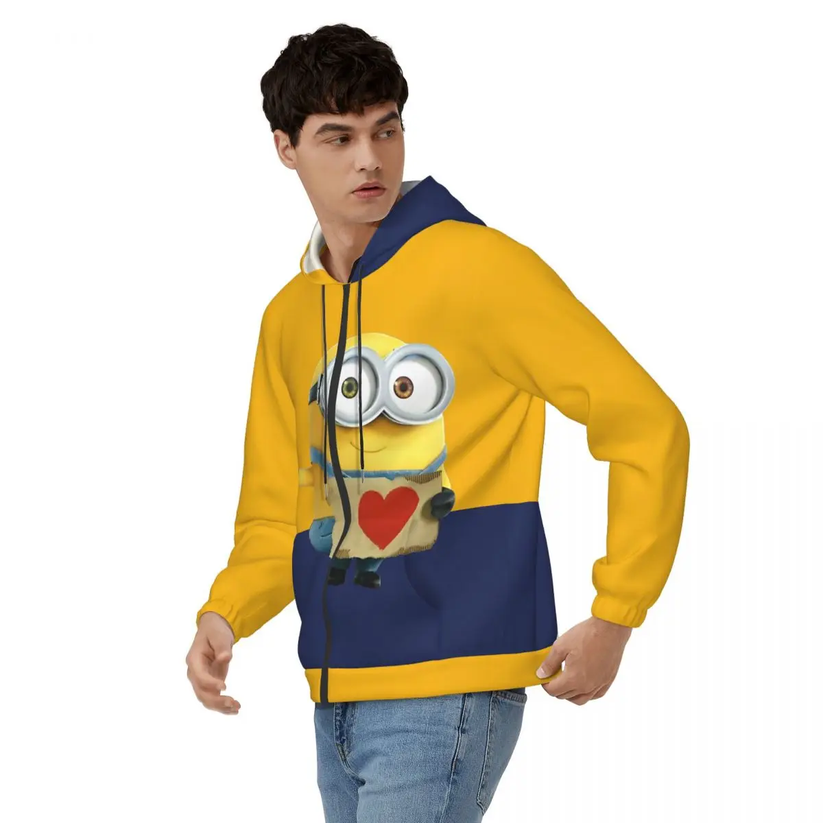 Minions Minions Men's Hoodie Despicable Me Minions Tops  Unique Hoodies Winter