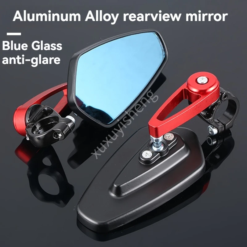 

1 Pair 7/8" 22mm Motorcycle Aluminum Bar End Side Rearview Mirror Universal Motorbike Bike Handlebar Rear View Mirrors