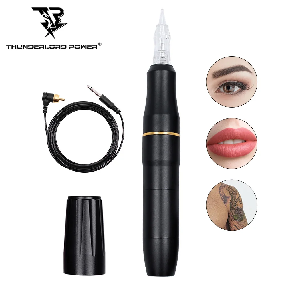 

Tattoo Permanent Makeup Machine Pen Double Head Pen Eyebrow Machine for Permanent Makeup Lips Eyeliner Permanent Makeup Machine