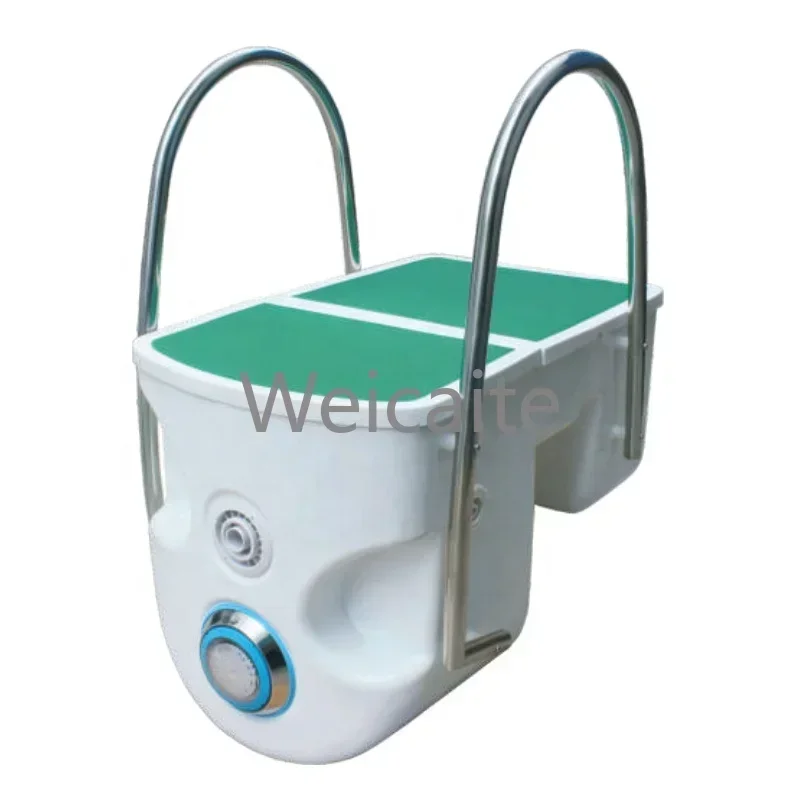 Easy installation of integrated swimming pool filter system wall-mounted pipeless swimming pool filter