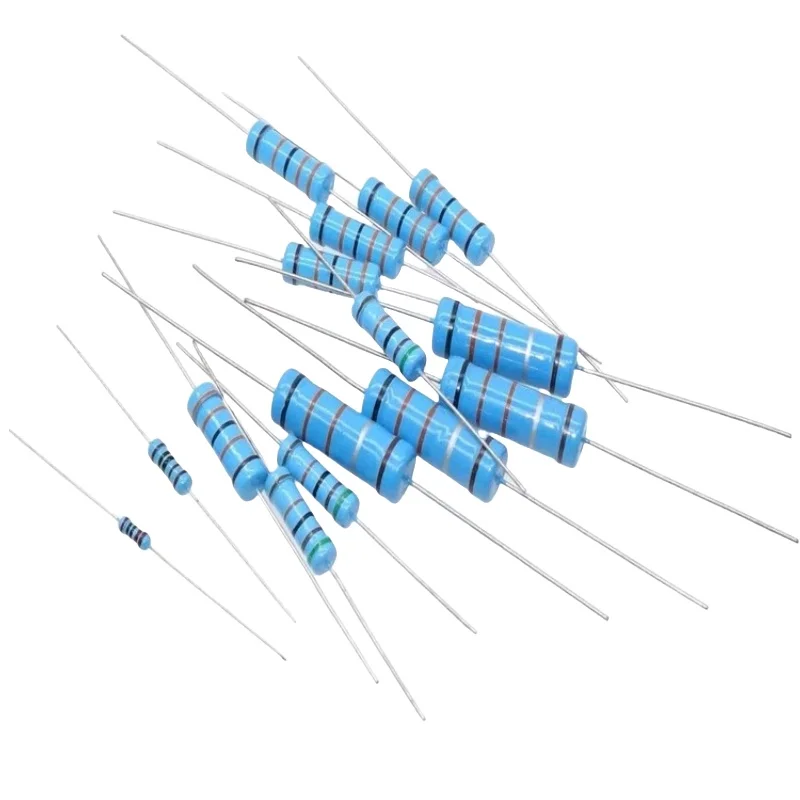 100PCS 1/4W Metal film resistor 1% 0.1 0.15 1.5 12 33 47 68 100 150 240 560 K 3.3K 8.2K 10 1K 100K 680K 1M 10M 22M 910 120 ohms