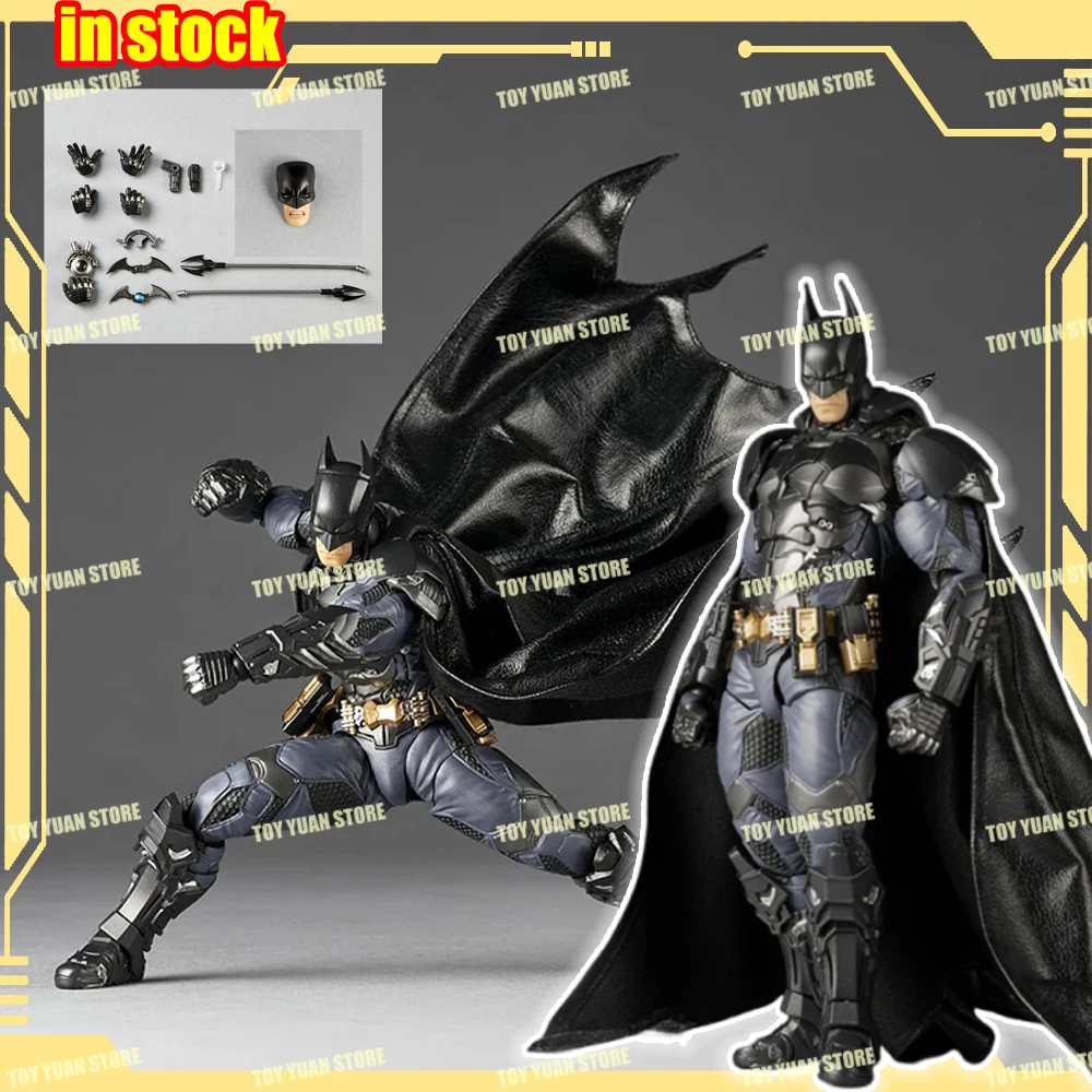 

IN STOCK HOT KAIYODO Batman Arkham Knight Amazing Yamaguchi Revoltech NR038 Batman Anime Action Collection Figure Model Toy Gift