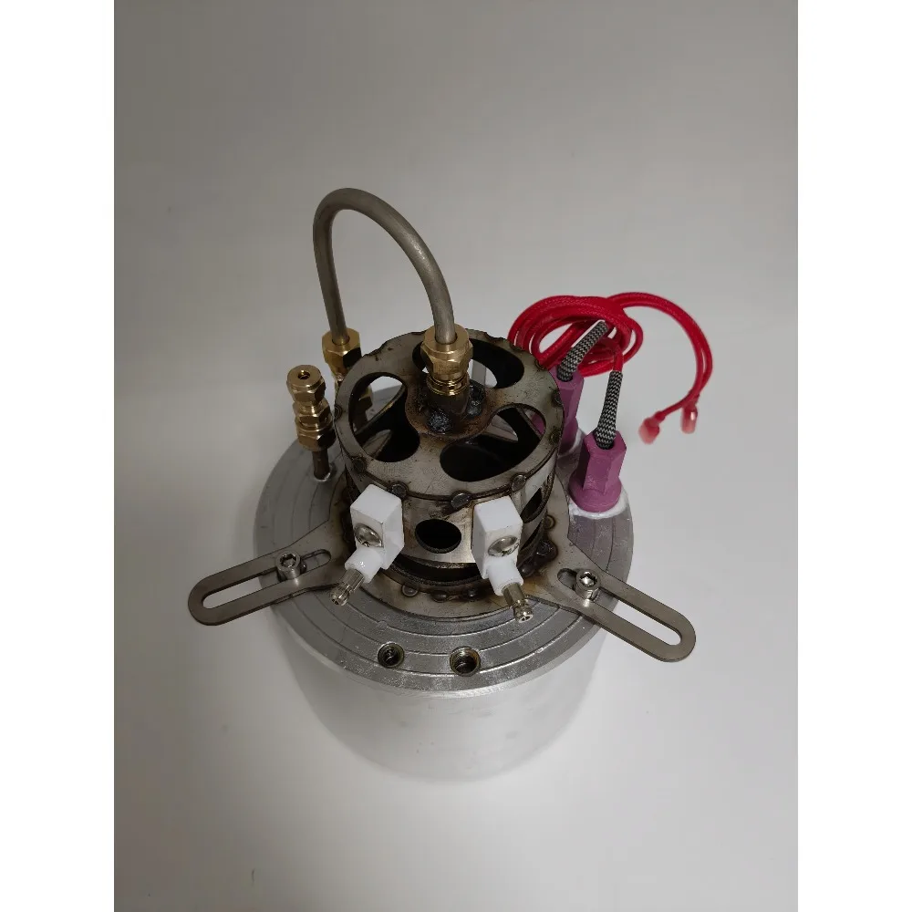 High Flame Electric Vaporizing Burner Complete Set SR Smart 6 Wire Control Panel Vegetable Oil Liquid Wax Furnace Stove