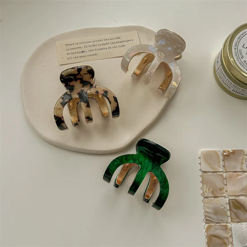 1 Stück Neue Hochsteck-Haarspange, Haarspange für den Hinterkopf, Damen-Haifischspange, Hochwertige Haarspange – Detail 5
