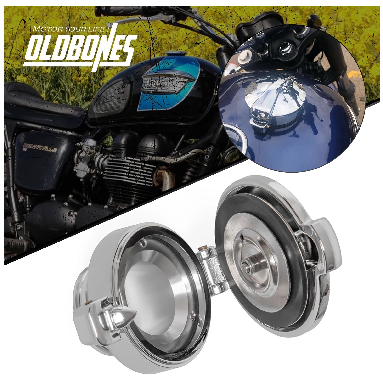 Aluminium Fuel Tank Gas Cap Motorcycle Accessories For Triumph Twins Bobber T100 T120 Street Cup 2016 2017 2018 2019 2020