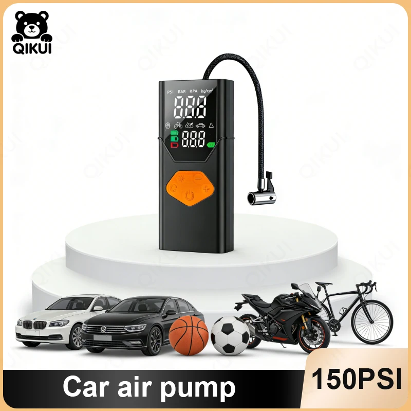

22000mAh Portable Car Jump Starter Power Bank with Built-in Air Compressor for Emergency Starting and Tire Inflation for Cars