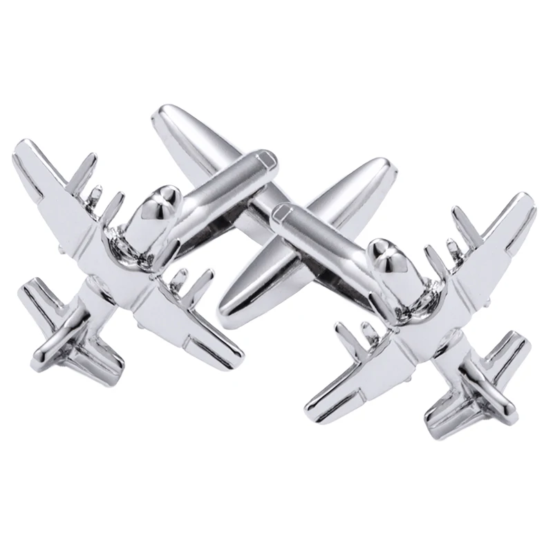 

KFLK Jewelry shirt bomber cufflink for mens Brand cuff button cuff link High Quality Airplane abotoadura guests