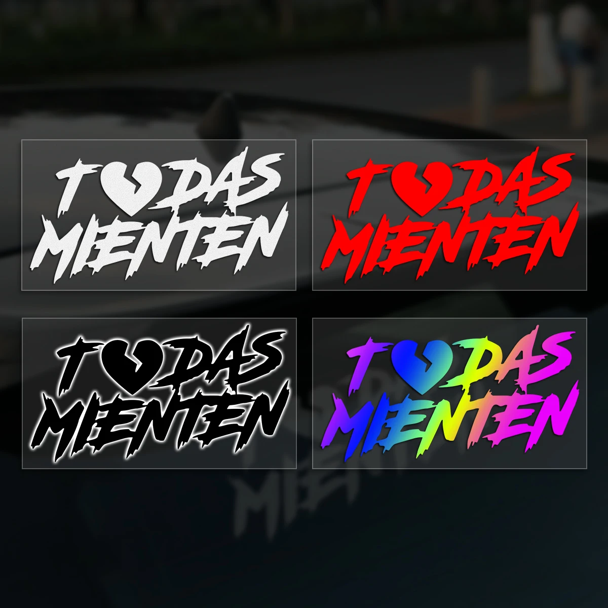 Funny TODAS Vinyl Stickers - Scratch-resistant and Durable for Motorcycle Helmets Car Windows Bumpers and Decal Accessories.