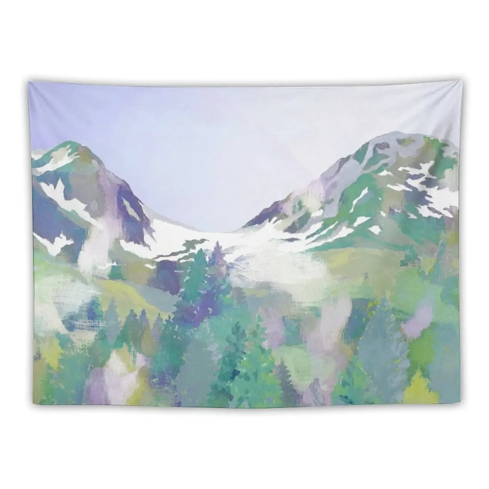 

Mountain View Painting Tapestry Home Decoration Accessories Aesthetic Home Decor Home Decorating Tapestry
