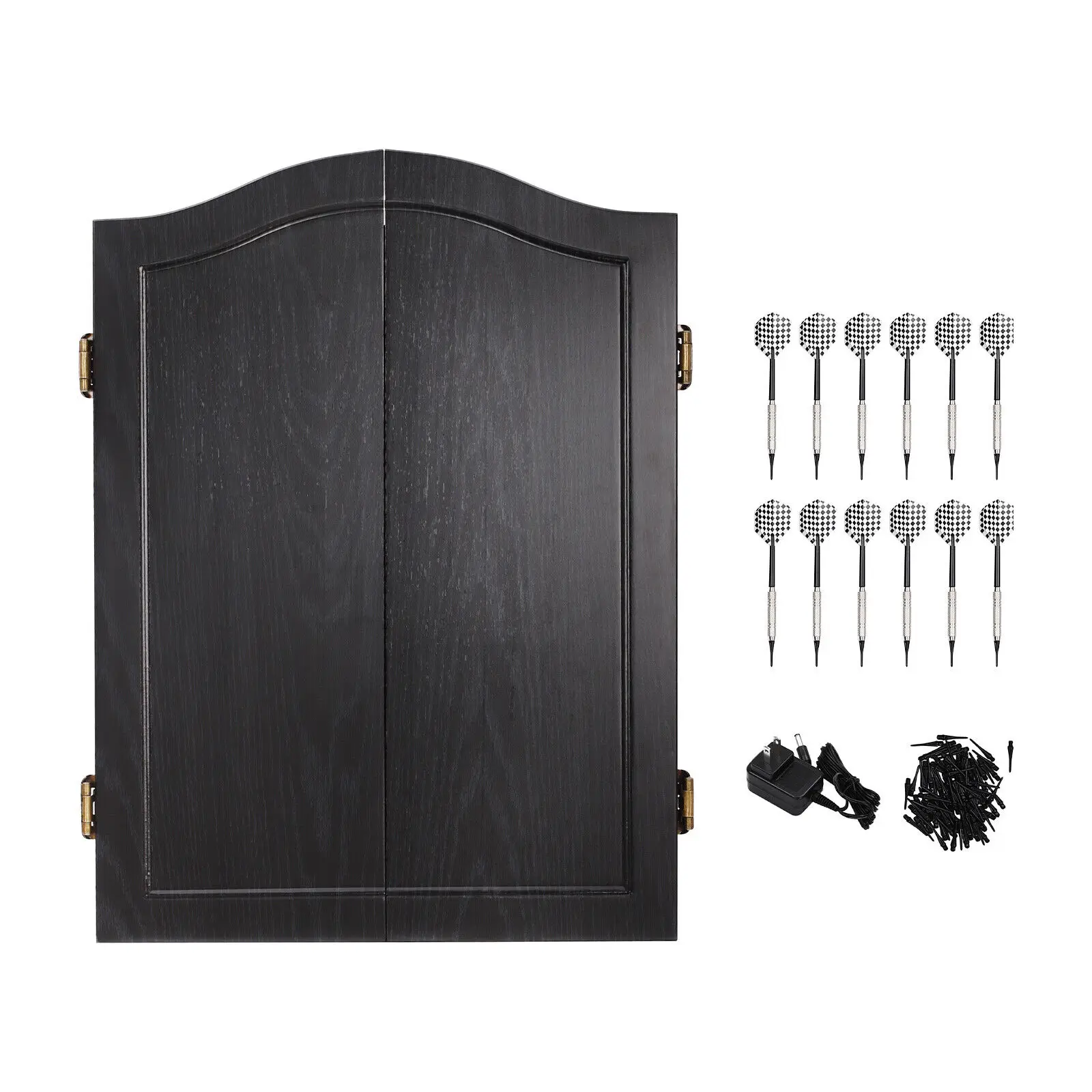 Ensemble d'armoire de fléchettes noire moderne, tableau de bord électronique, armoire de Machine à fléchettes