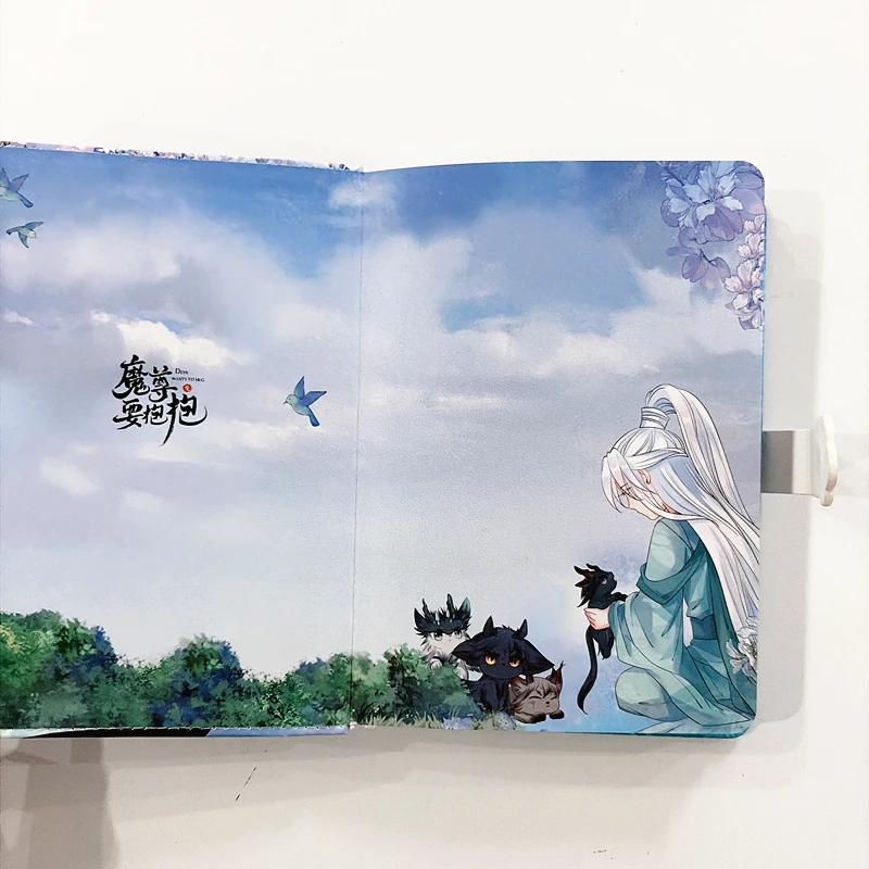 Devil Wants To Hug Manhwa Hand Account Notebook Ancient Chinese Style Hardcover Journal Magnetic Buckle Daily Planner