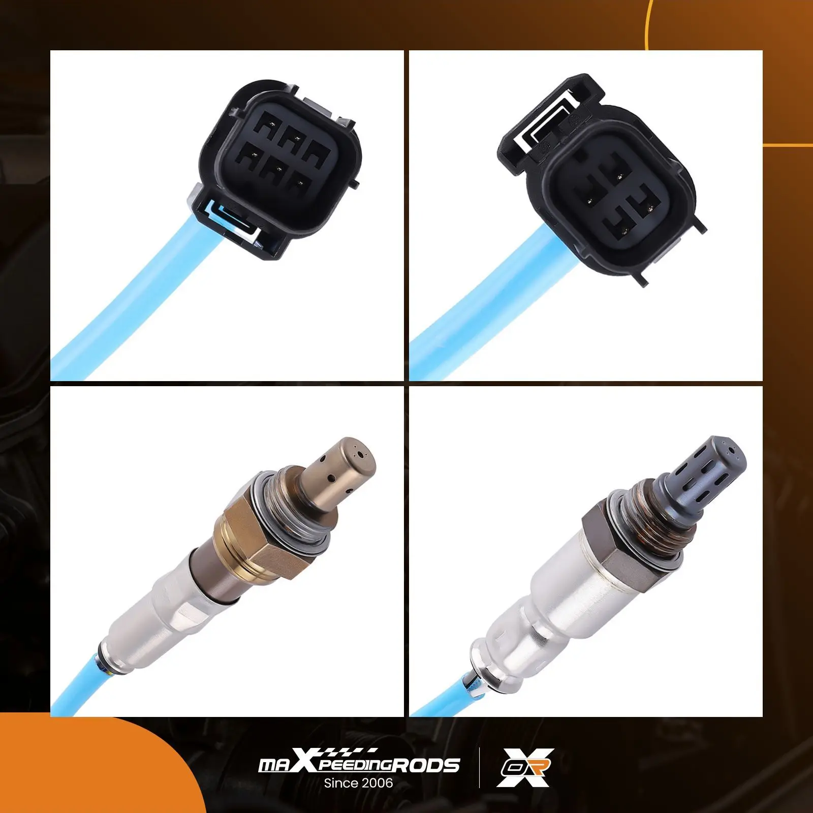 

Set 4 O2 Oxygen Sensor For Acura MDX V6 3.7L 2007-2009 234-5053 234-4351