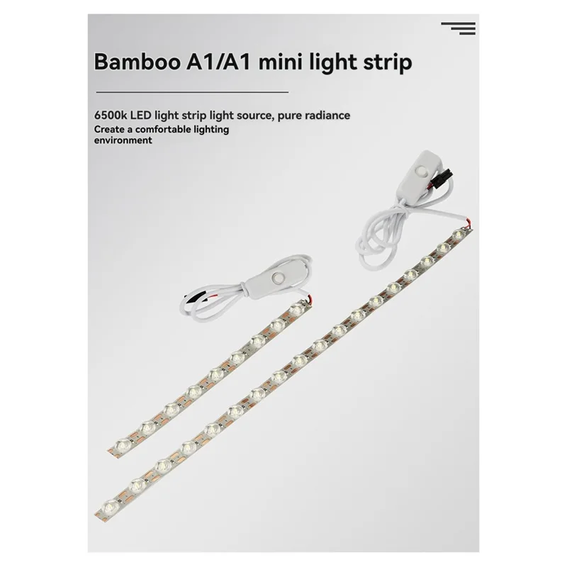 

Модернизированные аксессуары 24 В 3D-принтер светодиодная лента 6500 К для Bambu Lab A1/A1 Mini Light бамбуковый принтер