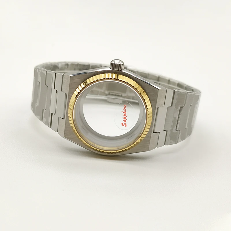 Корпуса для часов PRX Super Player Корпус из сапфирового стекла Подходит для NH35 NH36 NH38 7S26 4R Механизм Прозрачная задняя крышка Часы Замена детали